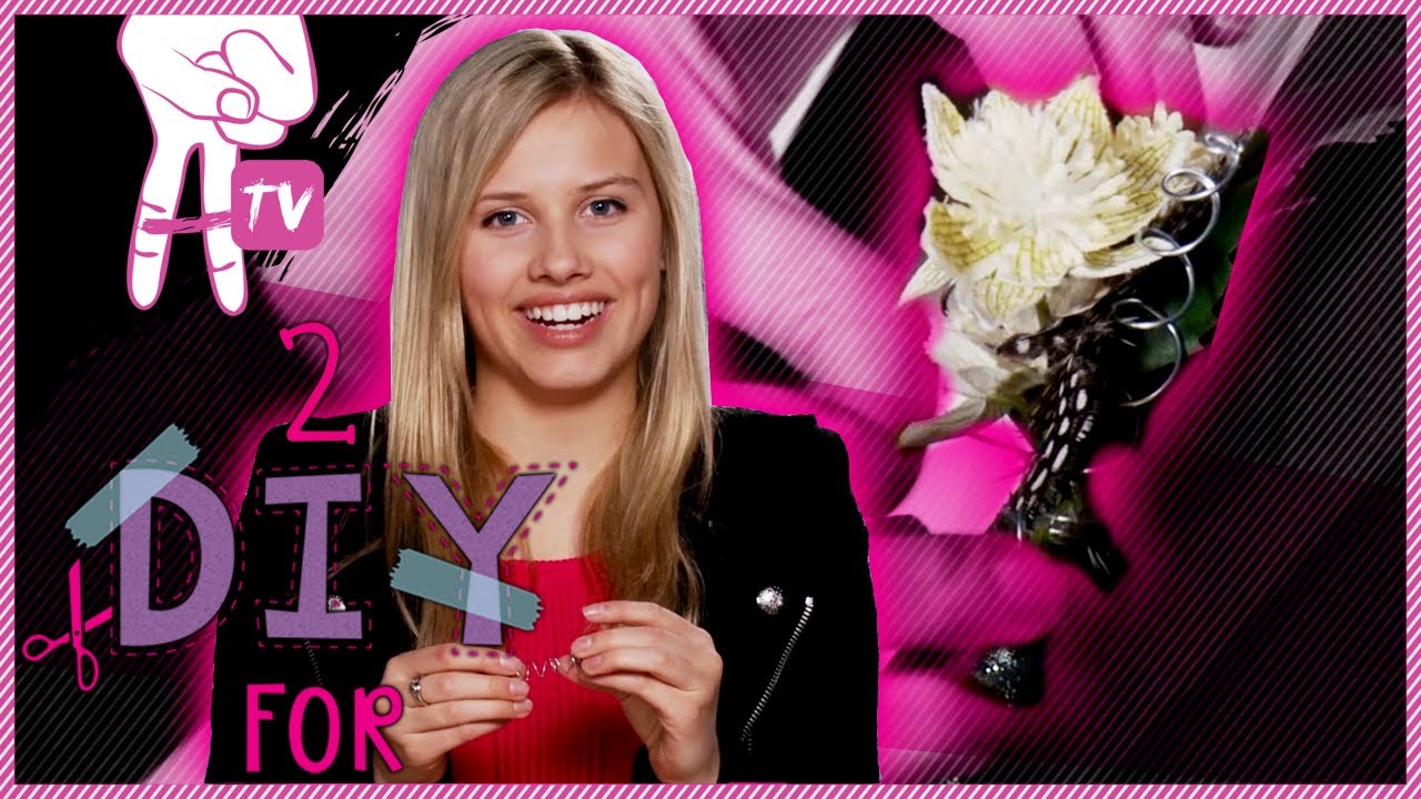 How to Make a Winter Formal Boutonniere for Your Date - 2 DIY For Ep. 5