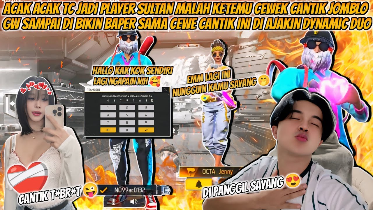 ACAK-ACAK TC JADI PLAYER SULTAN KETEMU CEWE CANTIK JOMBLO GW SAMPAI DI AJAKIN DYNAMIC DUO !!