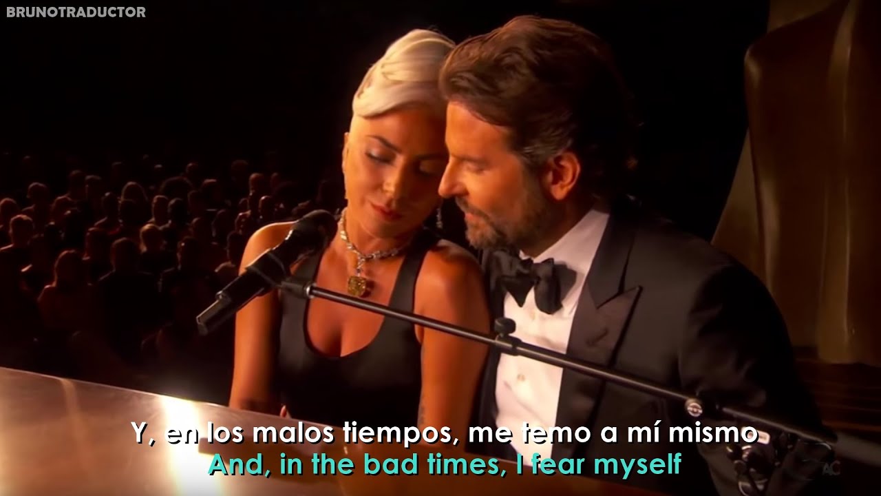 Lady Gaga, Bradley Cooper - Shallow (Live From The Oscars) // Lyrics + Espa&ntilde;ol // Video Official