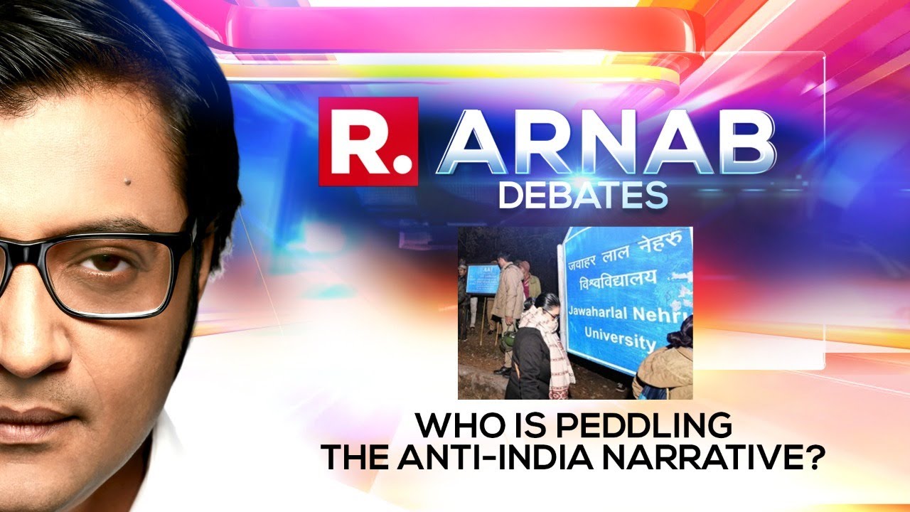 5 Years After Anti-National Slogans, Controversy Erupts In JNU Again | Arnab Debates