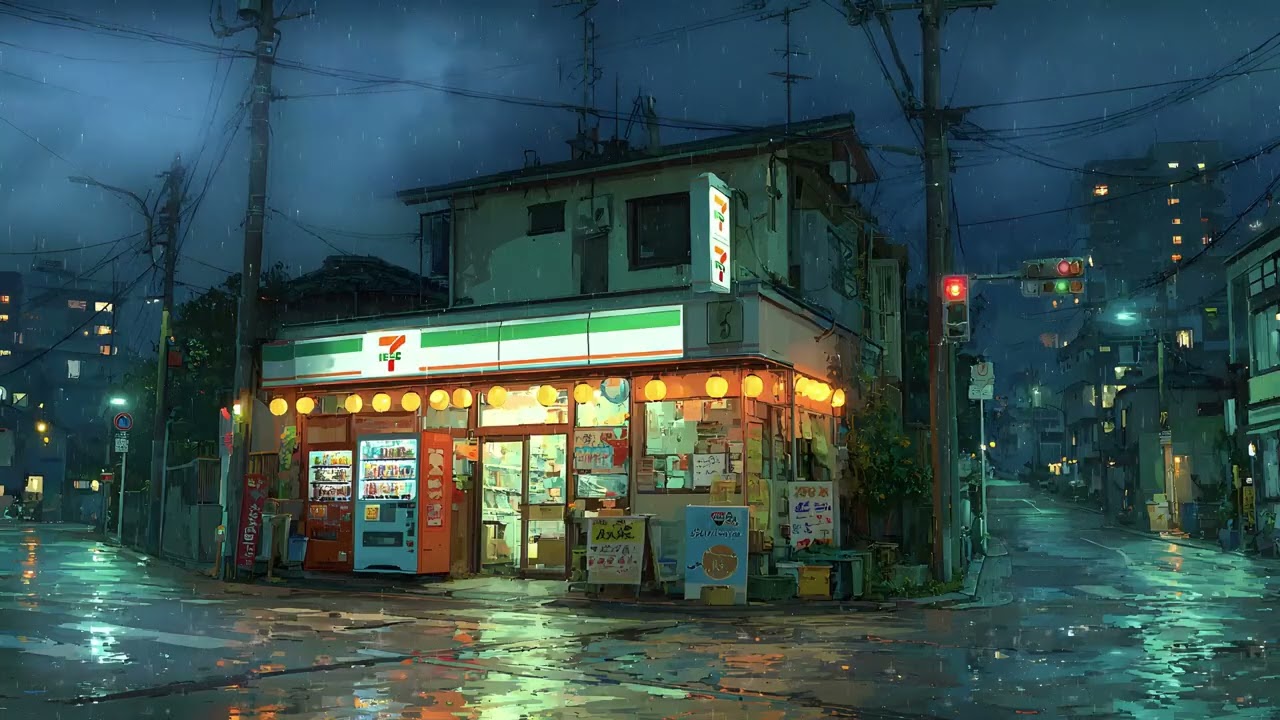 Tokyo After Midnight 🌙 Cozy Lofi Rainy In Japan