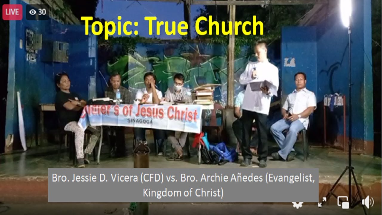 Bro. Jessie D. Vicera (CFD) vs. Bro. Archie Añedes (Evangelist, Kingdom of Christ) || April 29, 2022
