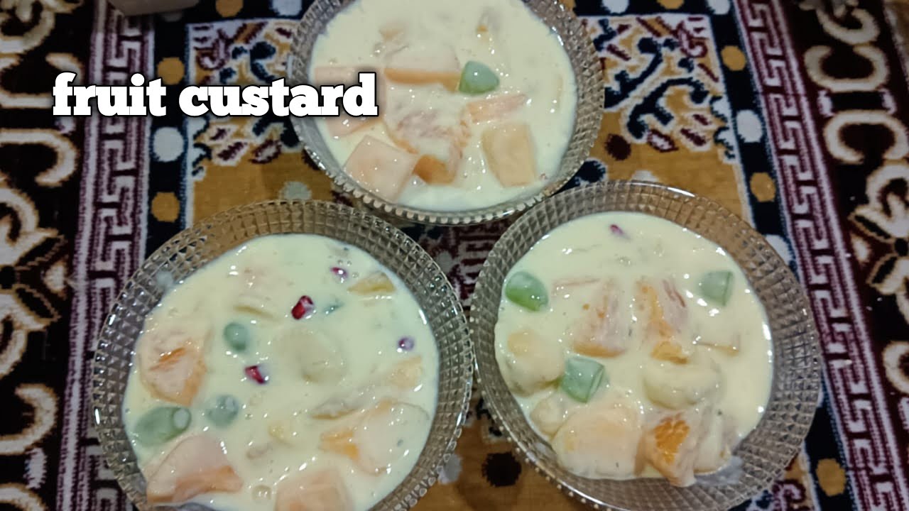 Iftiyar Special Fruit Custard Recipe I Ramzan series 1 #food #ramadan 
