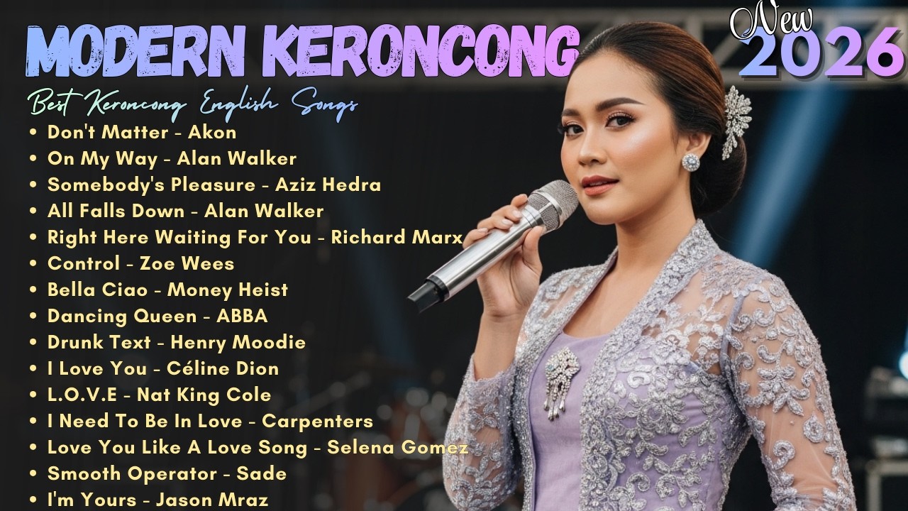 Modern Keroncong English Songs 2026 🎶 Best Western Songs in Keroncong Style Playlist