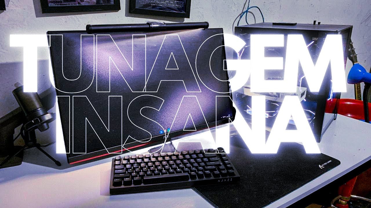 Tunando meu SETUP com GABINETE E FANS novas !! 🐈‍⬛🖤