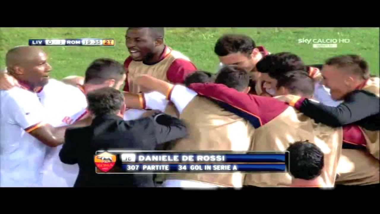 LIVORNO ROMA 0-2 (DE ROSSI -  FLORENZI) COMMENTO CARLO ZAMPA [•DNA GIALLOROSSO•]