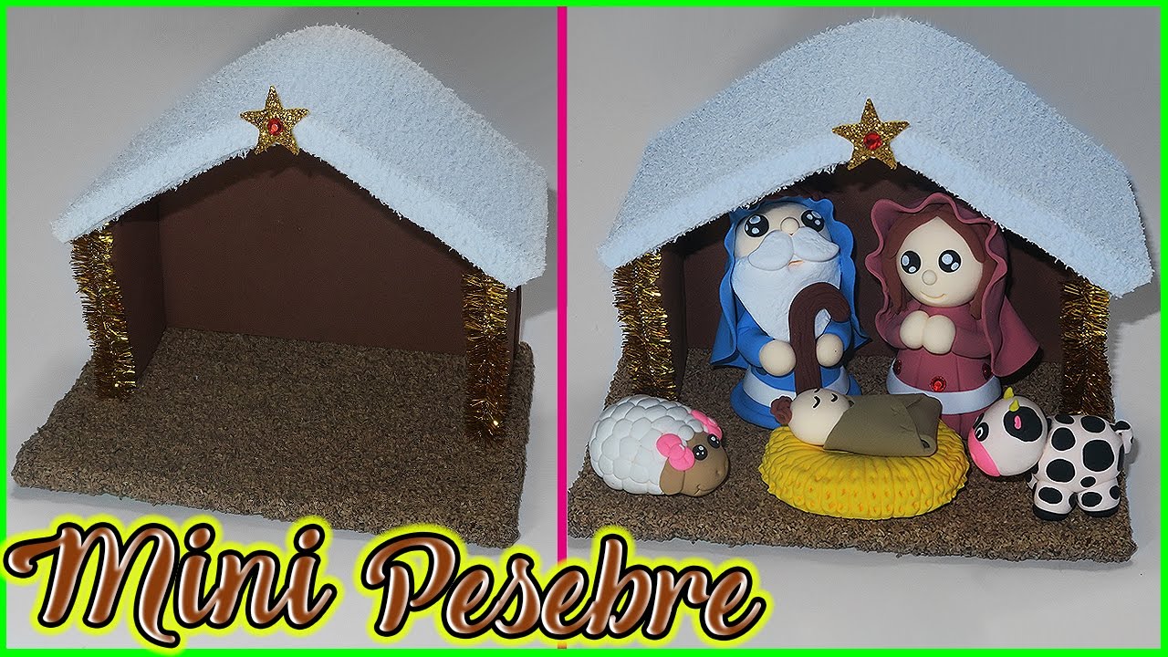 ❄🎁 Tutorial: Mini Pesebre de Navidad 2022 || Christmas Manger 🎁❄