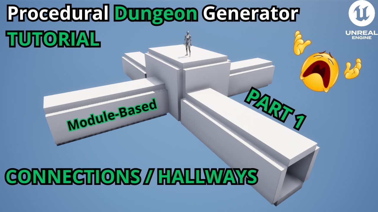 Create A Procedural Module-Based Dungeon Generator in UE5 - Part 1: Connections/Hallways