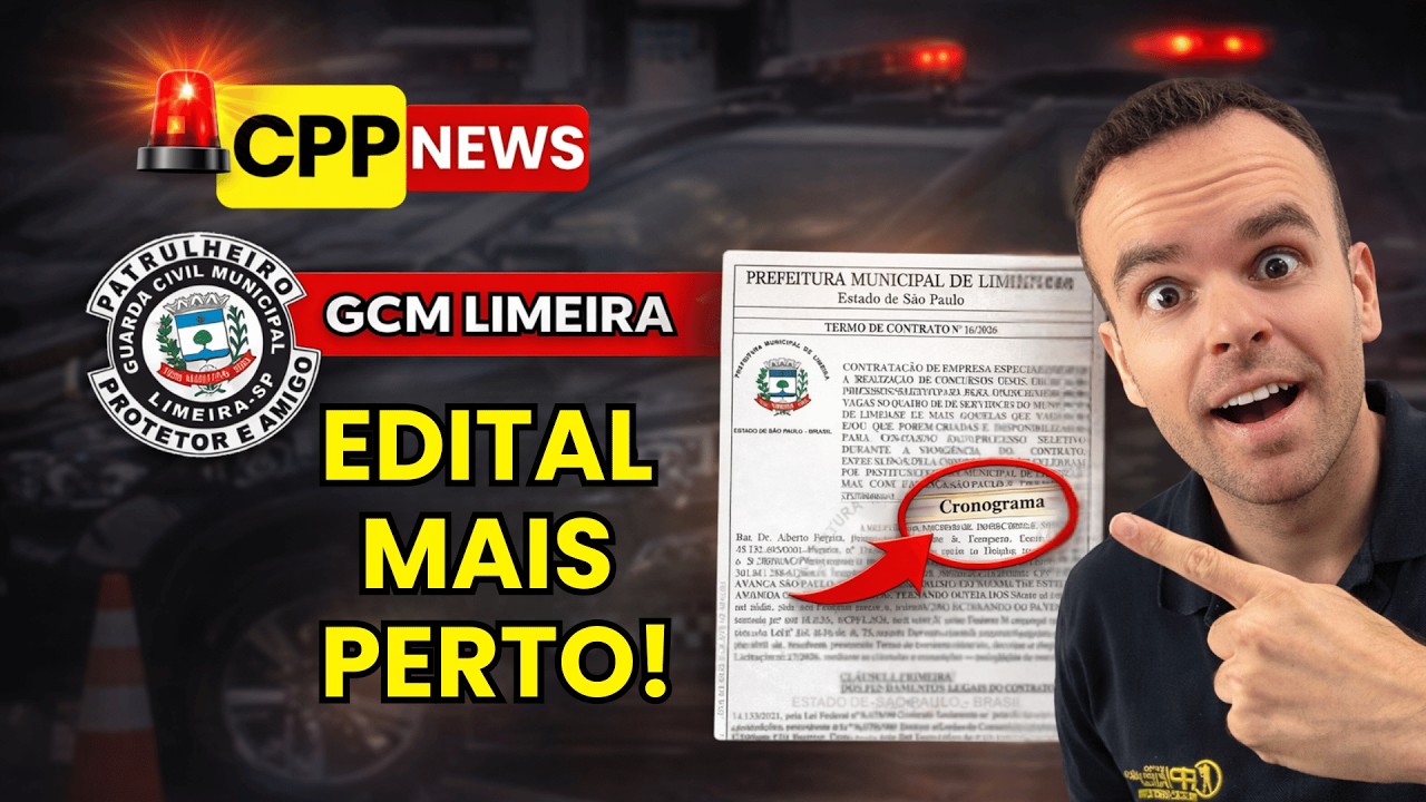 GCM LIMEIRA: EDITAL MAIS PERTO!