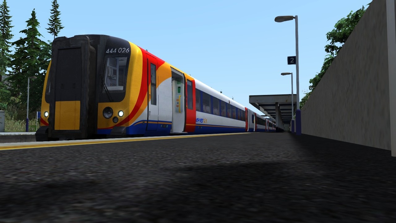 Driving Class 444 from Southampton to Bournemouth Train Simulator Classic