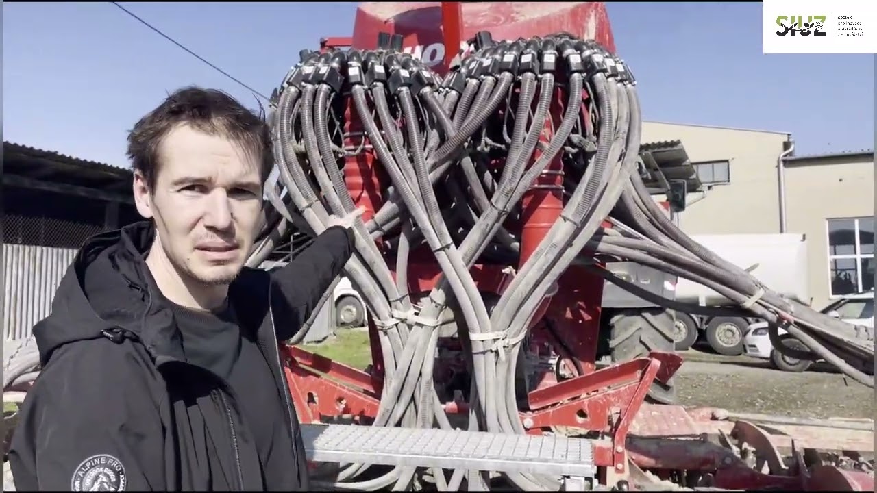 HORSCH PRONTO - úprava secího stroje pro setí plodin ob botku