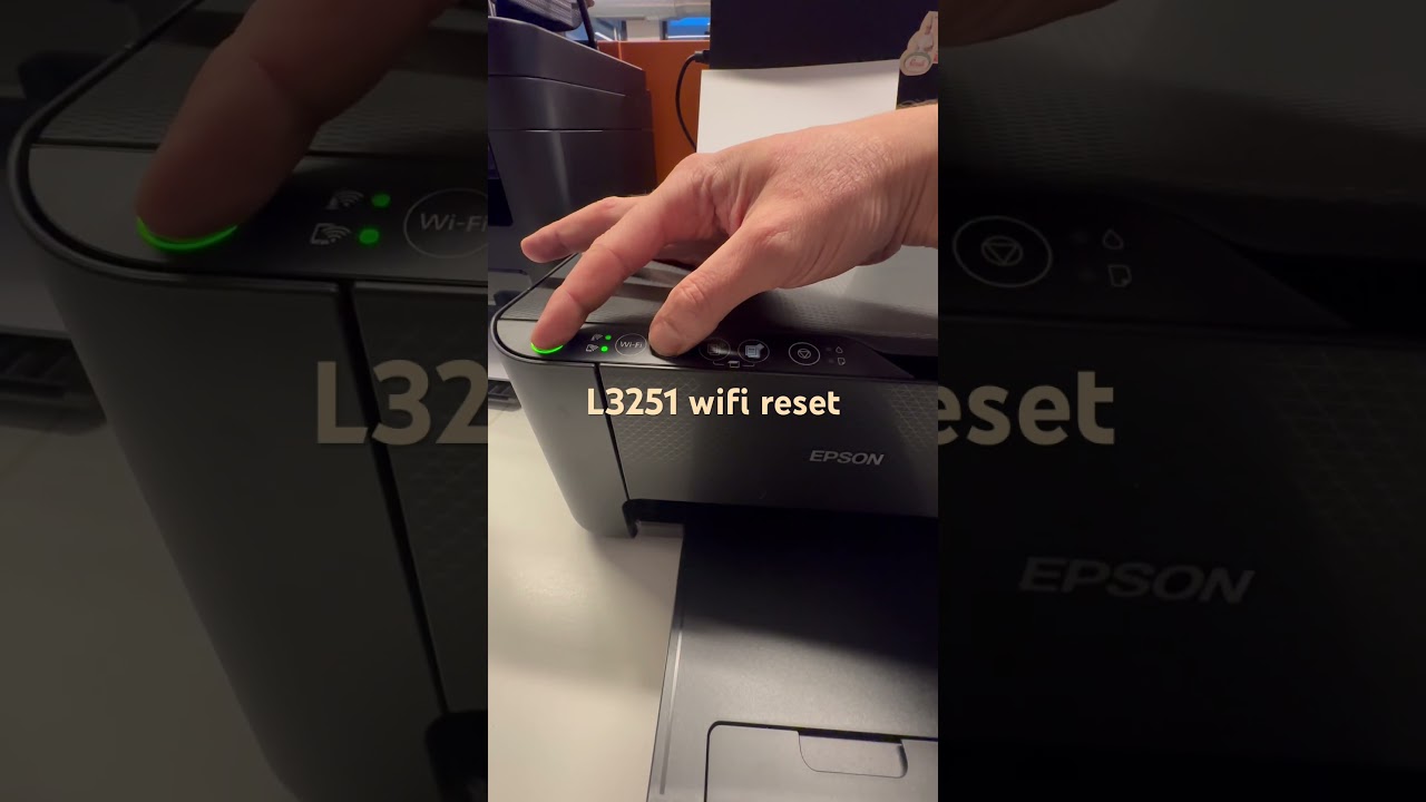 Epson L3251 wifi reset