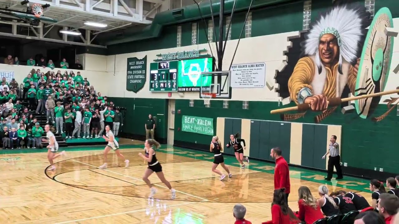 2026-02-24 Varsity Basketball - Salem vs. West Branch - Sectional Playoff - 1st Half