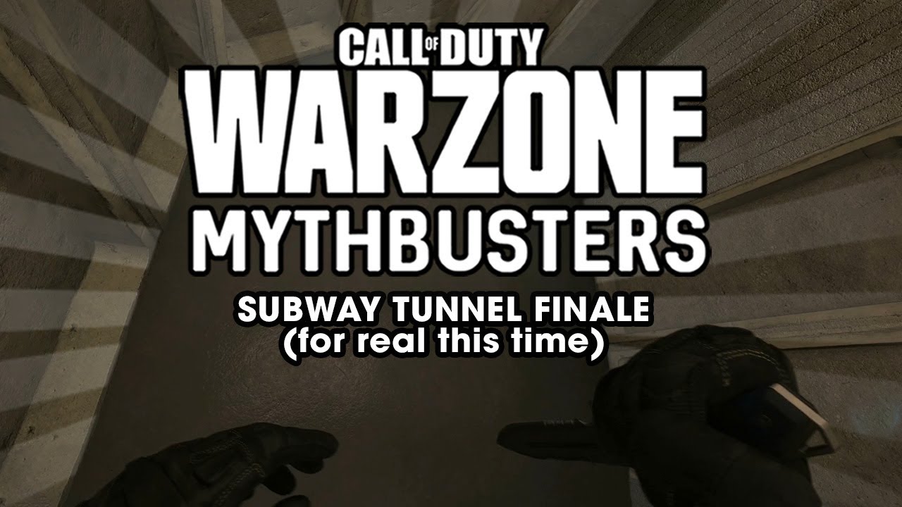 We Escape The Subway Tunnel (Warzone Mythbusters)