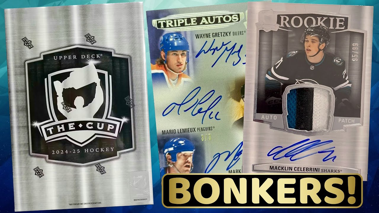 ЭТО ВЕРШИНА БЕЗУМИЯ! - Upper Deck The Cup Hockey Hobby Box Break 2024-25