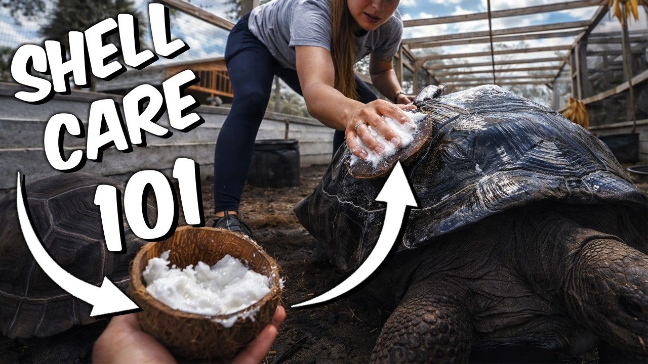 Putting Coconut Oil on Tortoise Shells?!
