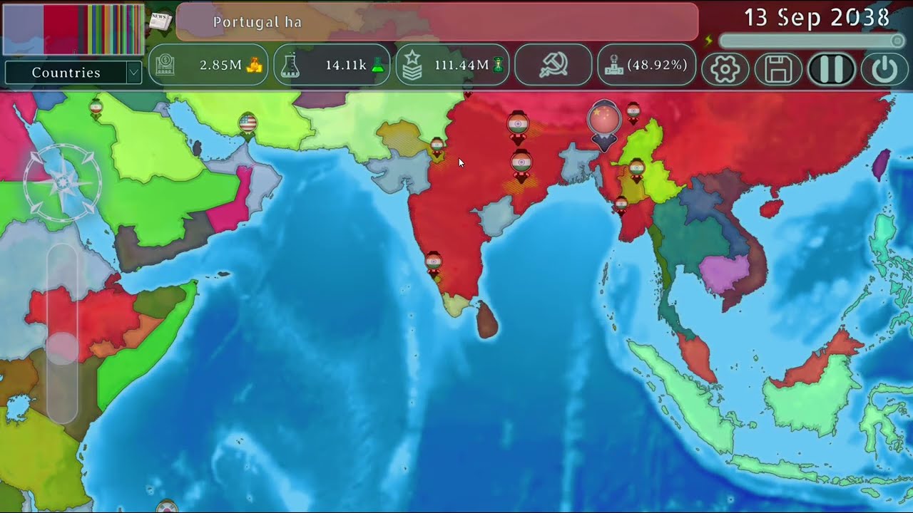 Playing Dummynation as China