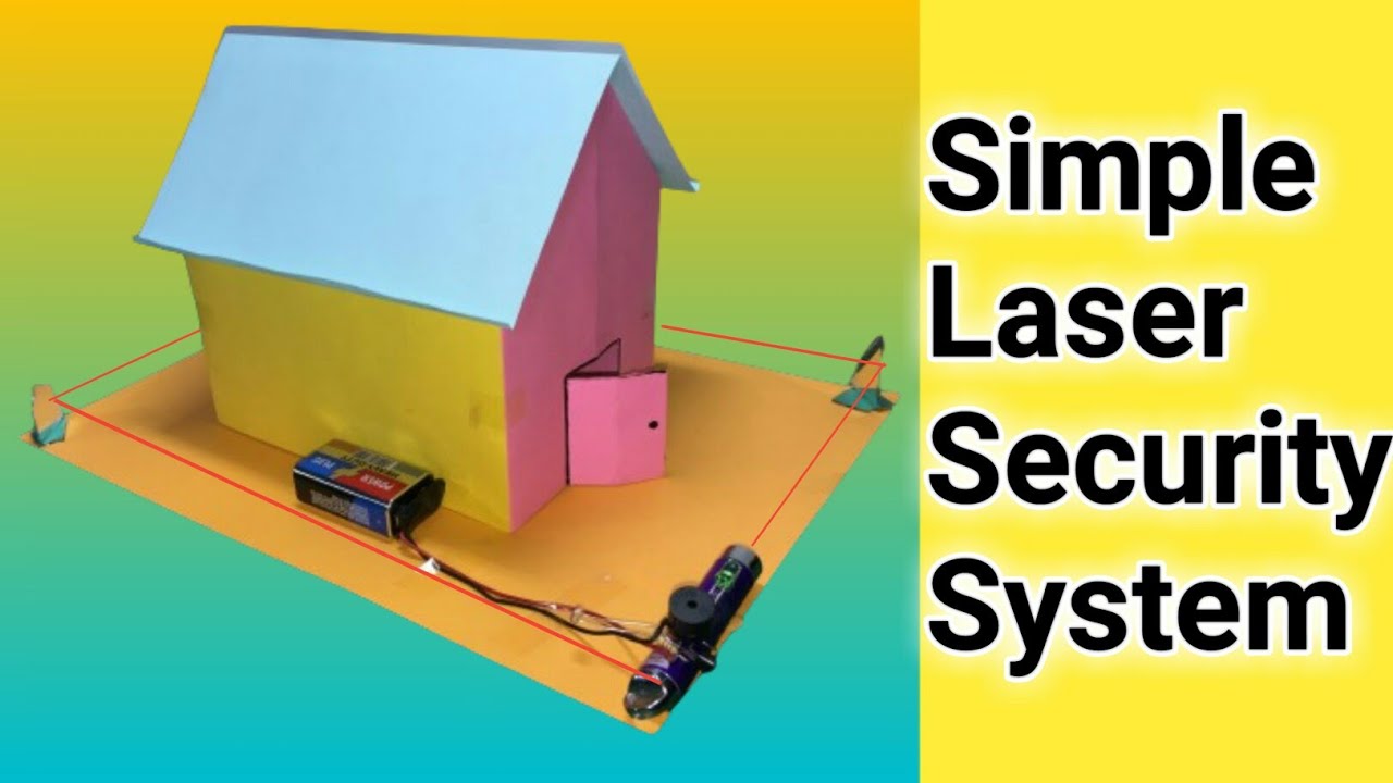 how to make a laser security system at home | laser security system kese banaye
