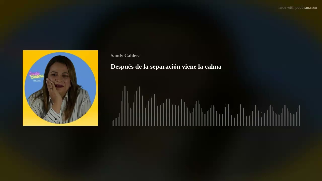 Después de la separación viene la calma