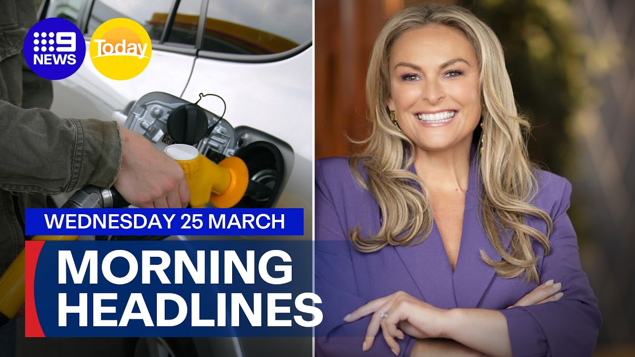 New plan to limit fuel purchases; MAFS expert Mel Schilling dies aged 54 | 9 News Australia