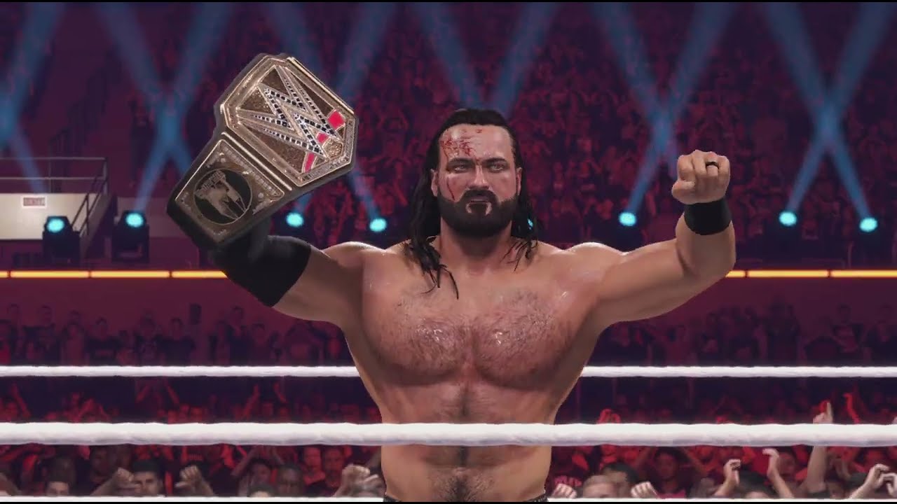 WWE 2K25 sami zayn vs Drew Mcantyre