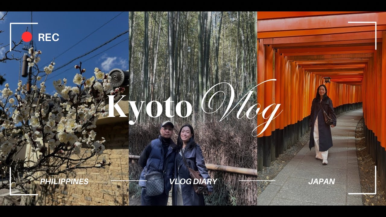 Kyoto Vlog day 3 | Fushimi Inari shrine | Arashiyama Bamboo forest