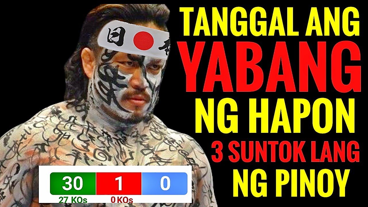 4 na SUNTOK lang ang kinailngan ng PINOY TAPOS AGAD ANG LABAN❗ TANGGAL ang YABANG ng HAPON