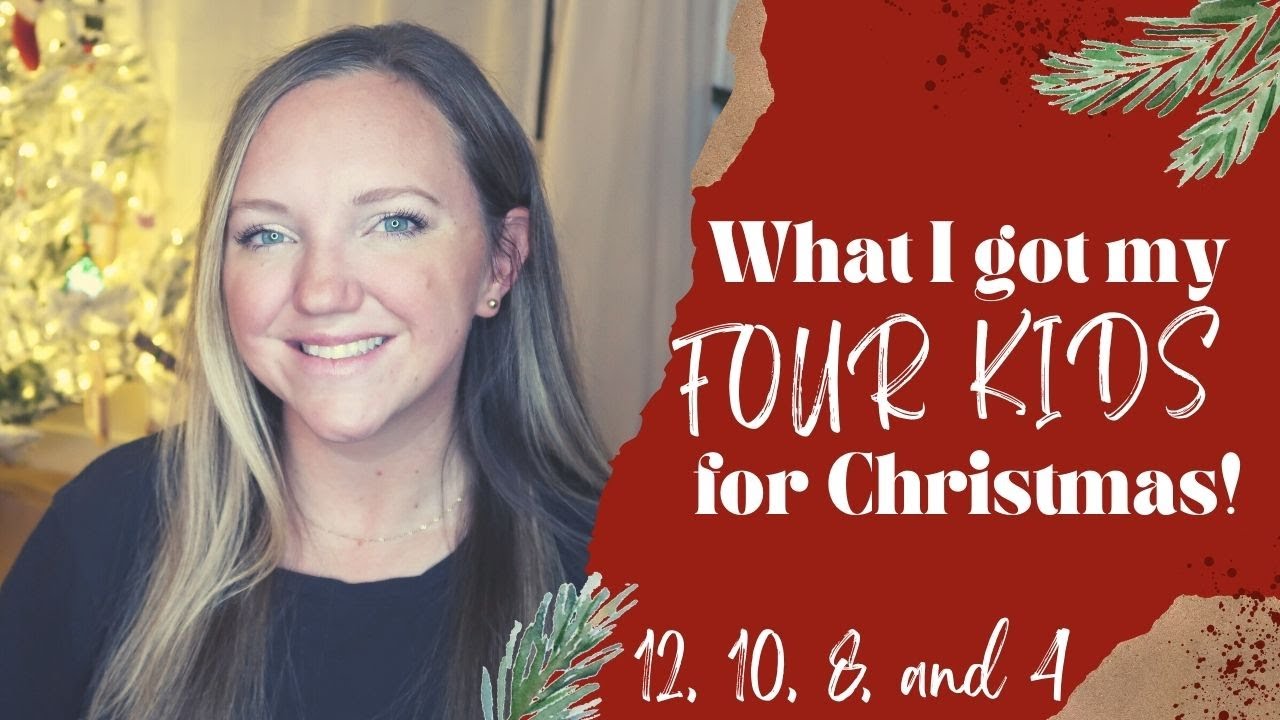 WHAT I GOT MY KIDS FOR CHRISTMAS || 12, 10, 8, and 4 || SOMETHING YOU WANT, SOMETHING YOU NEED...