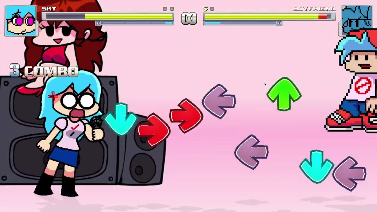 Sky Vs Boyfriend M.U.G.E.N Part 1