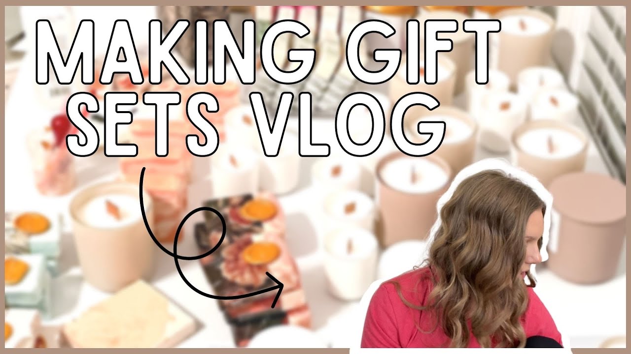 HOW TO MAKE CANDLE GIFT SETS | HANDMADE SOAP & CANDLE SHOP IDEAS