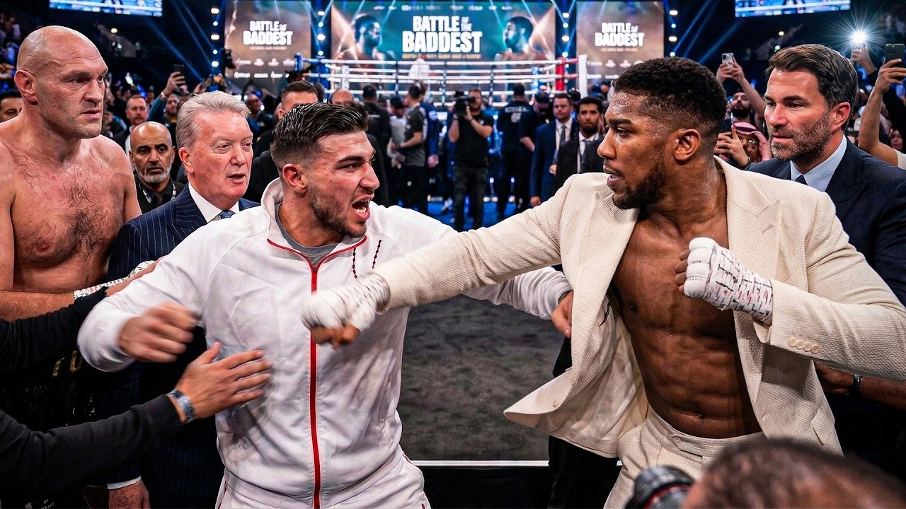 &ldquo;AFTER FIGHT CHAOS!&rdquo; Tommy Fury ATTACKS Anthony Joshua After He REFUSES Face-Off with Tyson Fury!