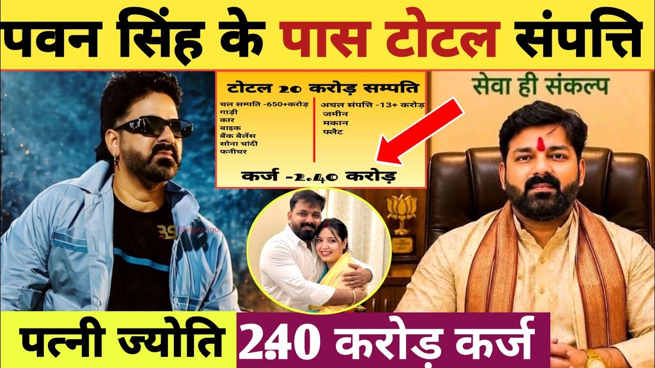 पवन सिंह का टोटल संपत्ति -Total Assets | MLC Bihar | Pawan Singh | Jyoti Singh | New Updates