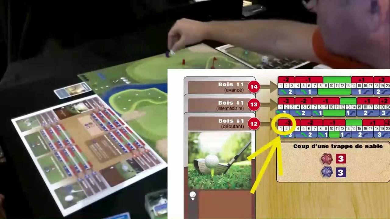 Apex Golf : Début de la partie  et coup de départ
