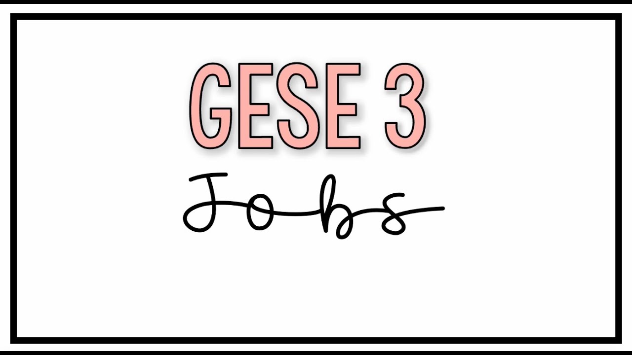 Trinity GESE 3 Jobs
