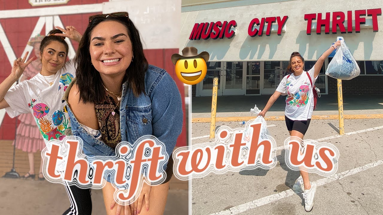 MOST CHAOTIC THRIFT TRIP // Thrift With Us + $52 Thrift Haul ☆