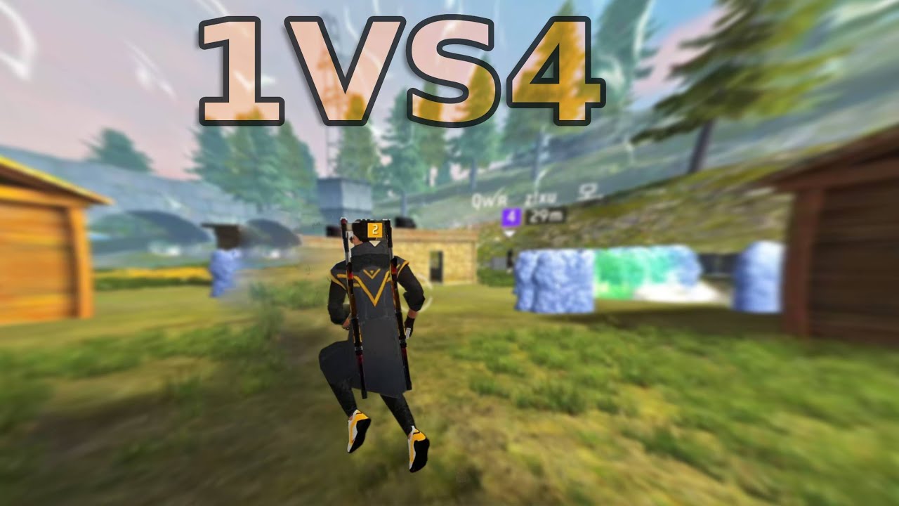 😲1VS4 😲M1014 GUN 😲 4K  Saware (Slowed + Reverb)  #freefire part 2