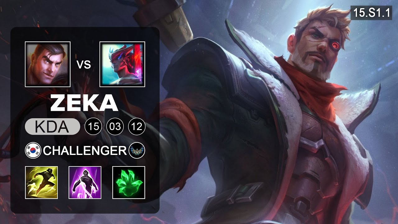Zeka Jayce vs Yone Mid - KR Challenger - Patch 15.S1.1 Season 15