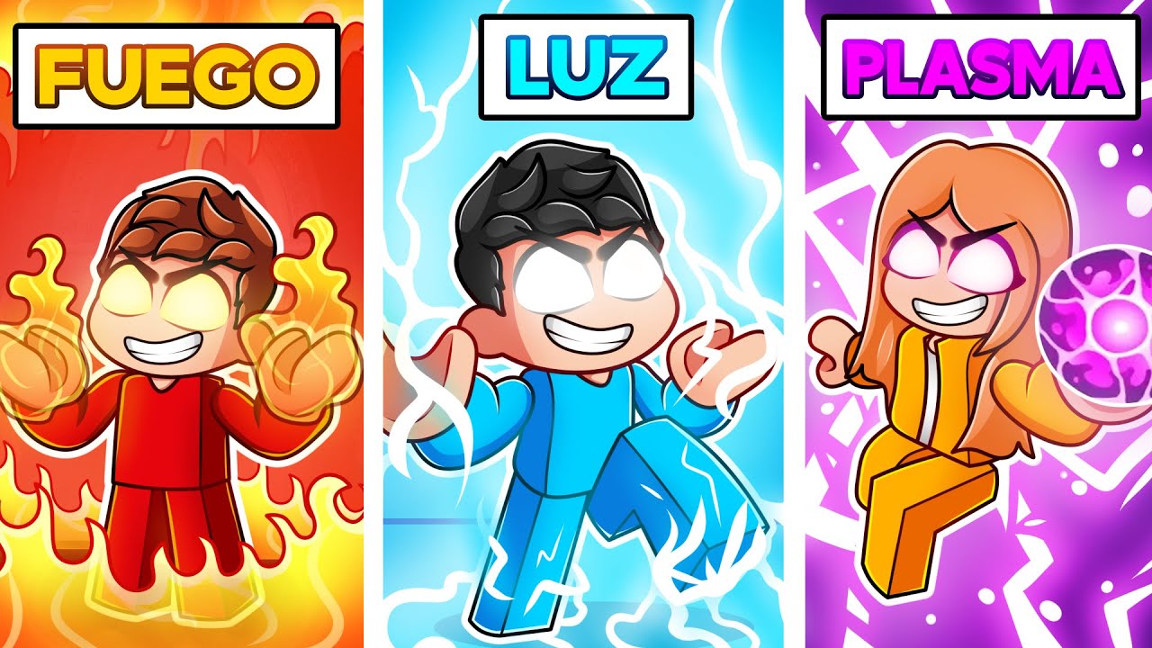 Desbloqueo TODOS los Poderes ELEMENTALES de Roblox