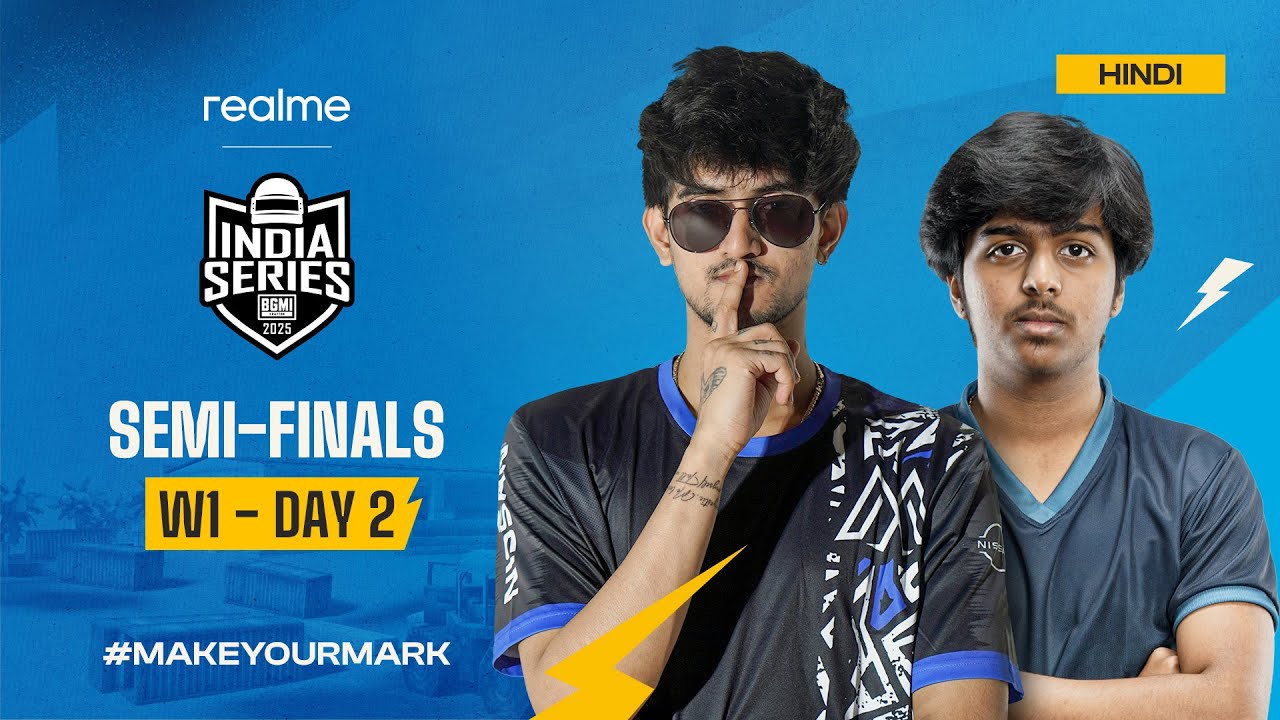 [HINDI] realme BGIS 2025 | SEMI FINALS - WEEK 01 | Day 2