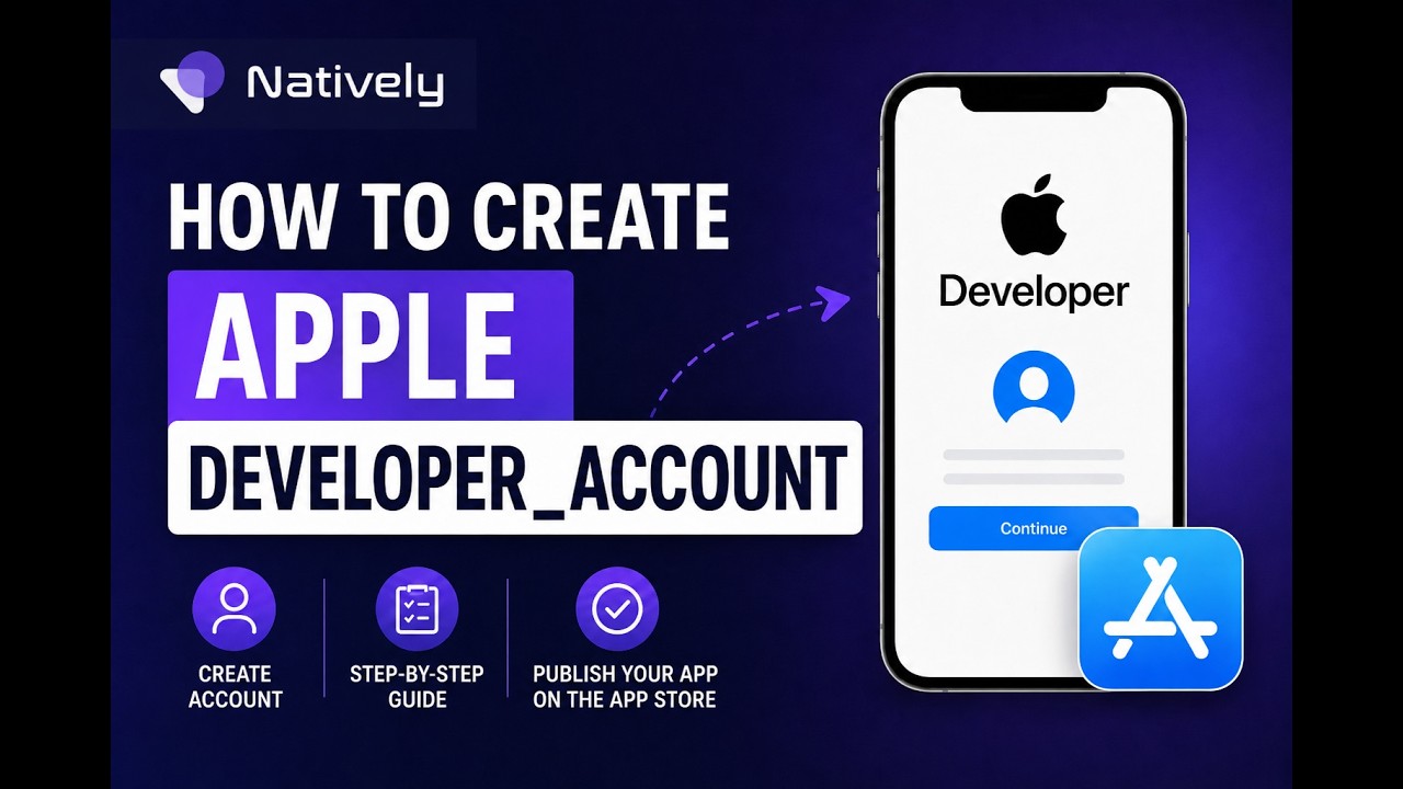 How to create Apple Developer Account