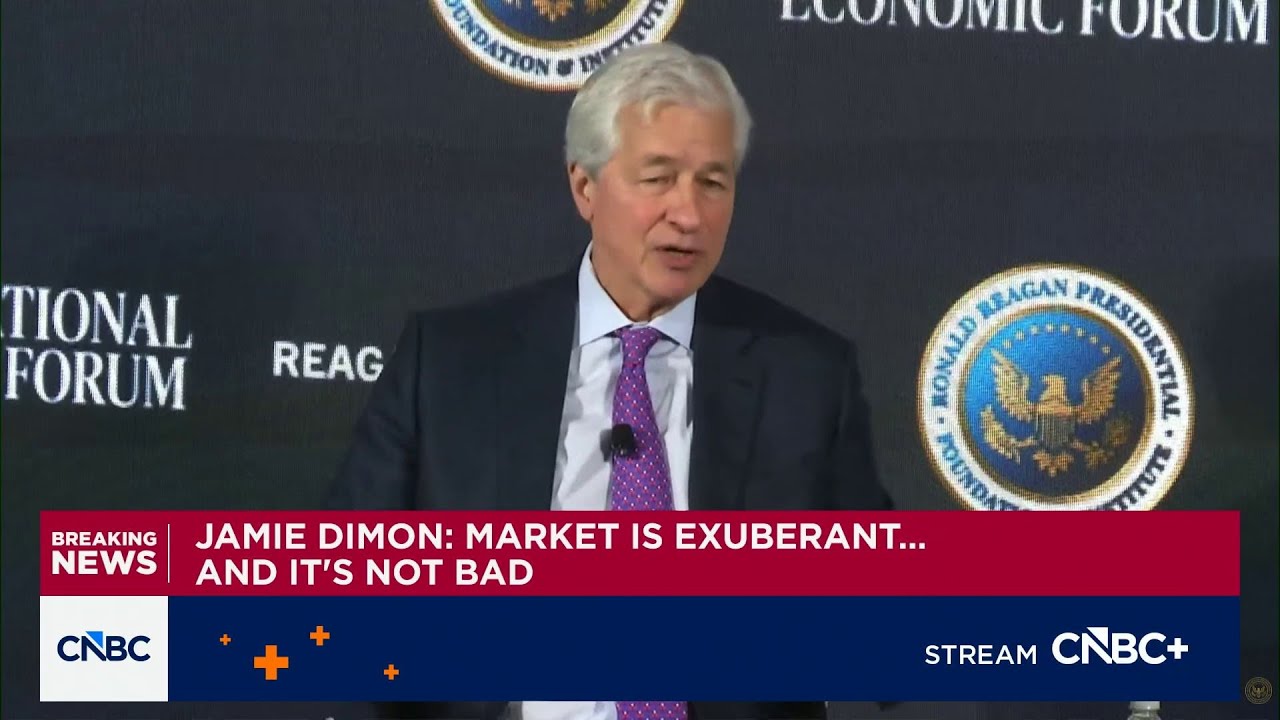 Генеральный директор JPMorgan Джейми Даймон: рынок перегрет, и это неплохо