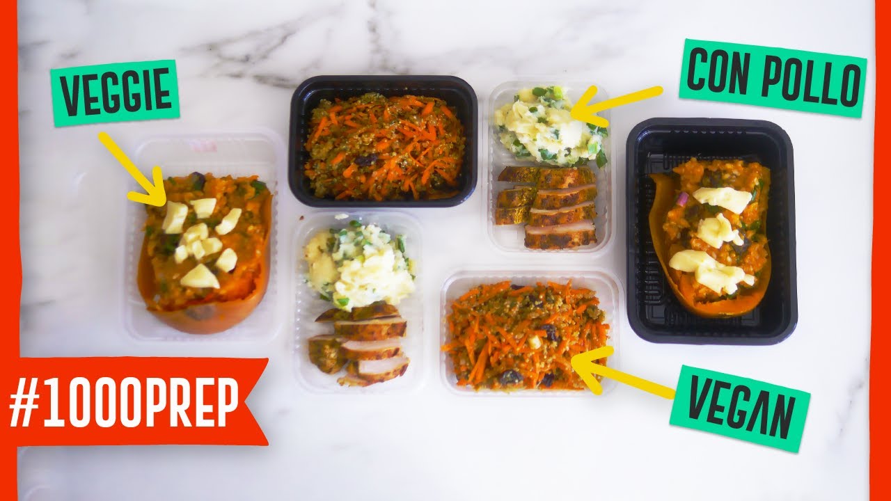6 Viandas en 1 HORA!!! / Cocina un día para toda la semana - #1000Prep