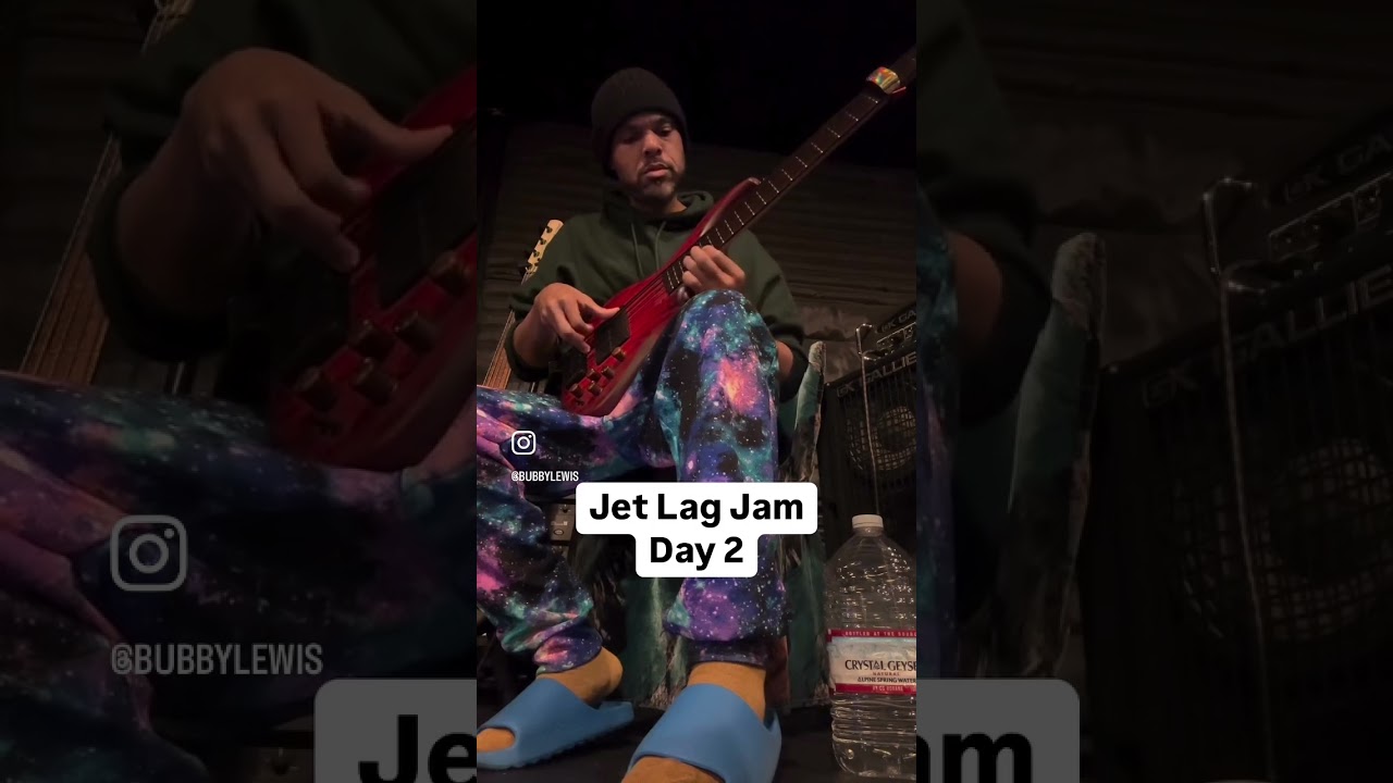 I’ll wake up one of these days. Always happy to play my bass either way💪🏽 #bubbylewis #bass #solo