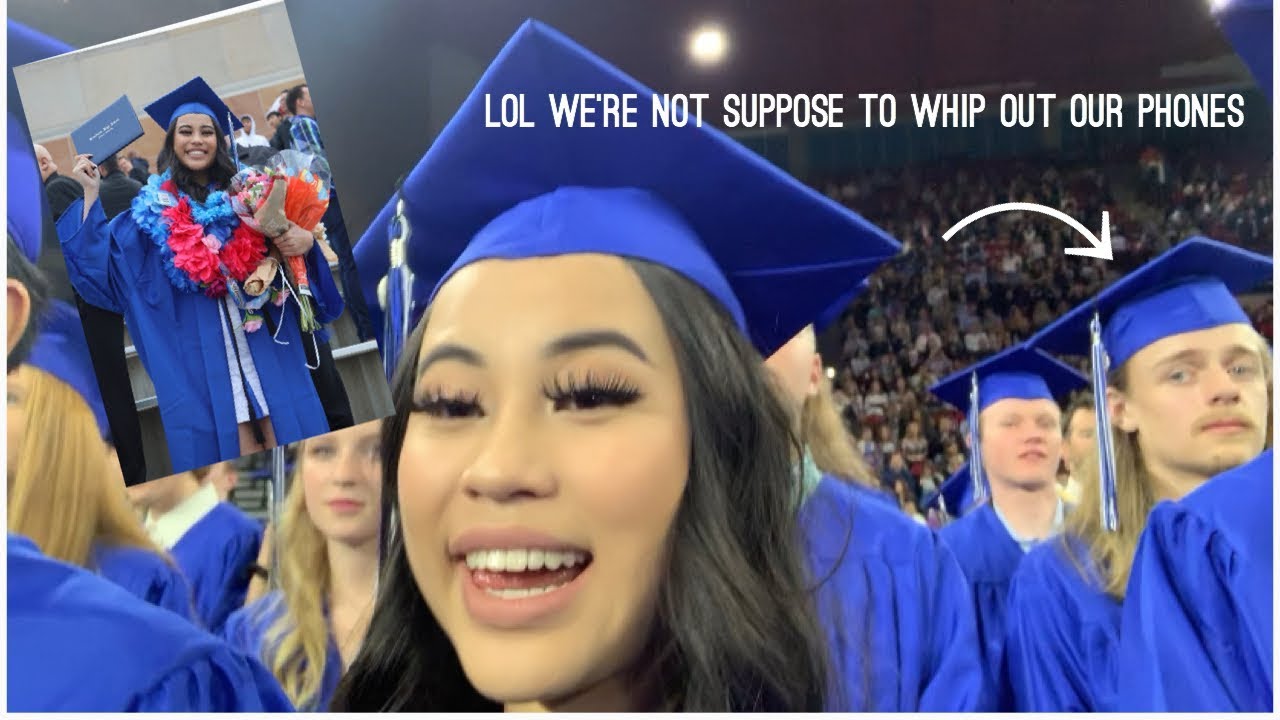 GRADUATING FROM HIGHSCHOOL | GRWM & VLOG!