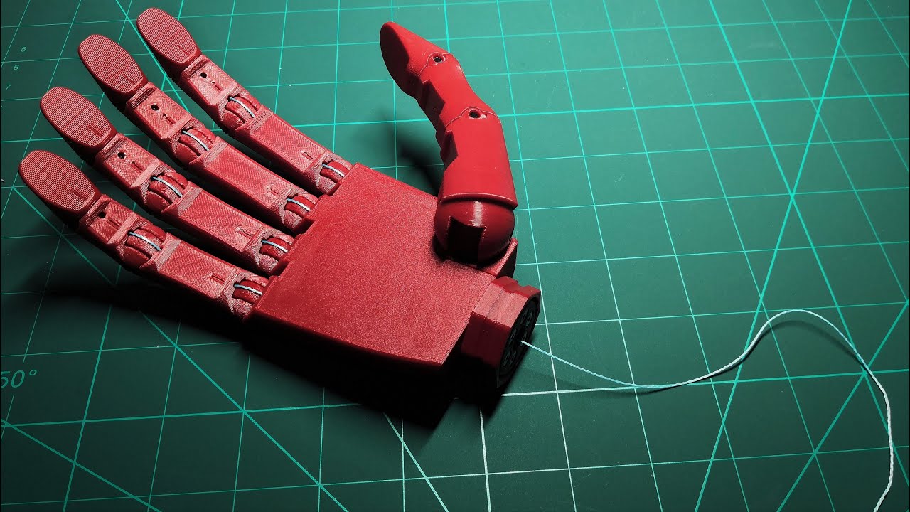 Building a 3D Printed Mechanical Prosthetic - ARX Hand Project MK0M
