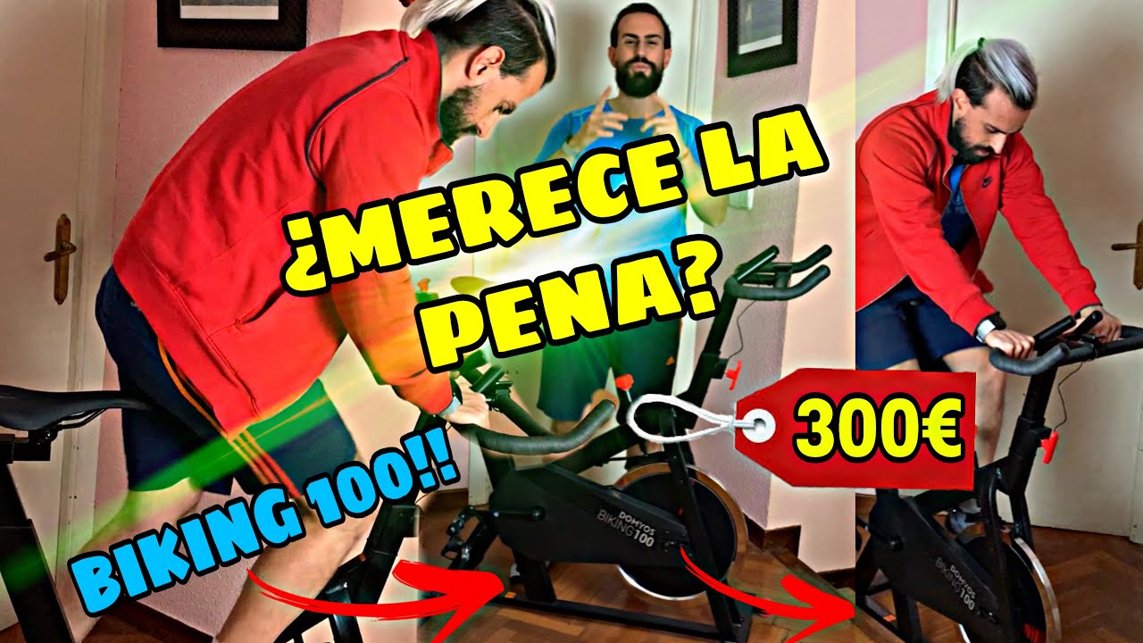 BICICLETA ESTÁTICA DE DECATHLON! TODO LO QUE DEBES SABER ANTES DE COMPRAR! DOMYOS BIKING 100