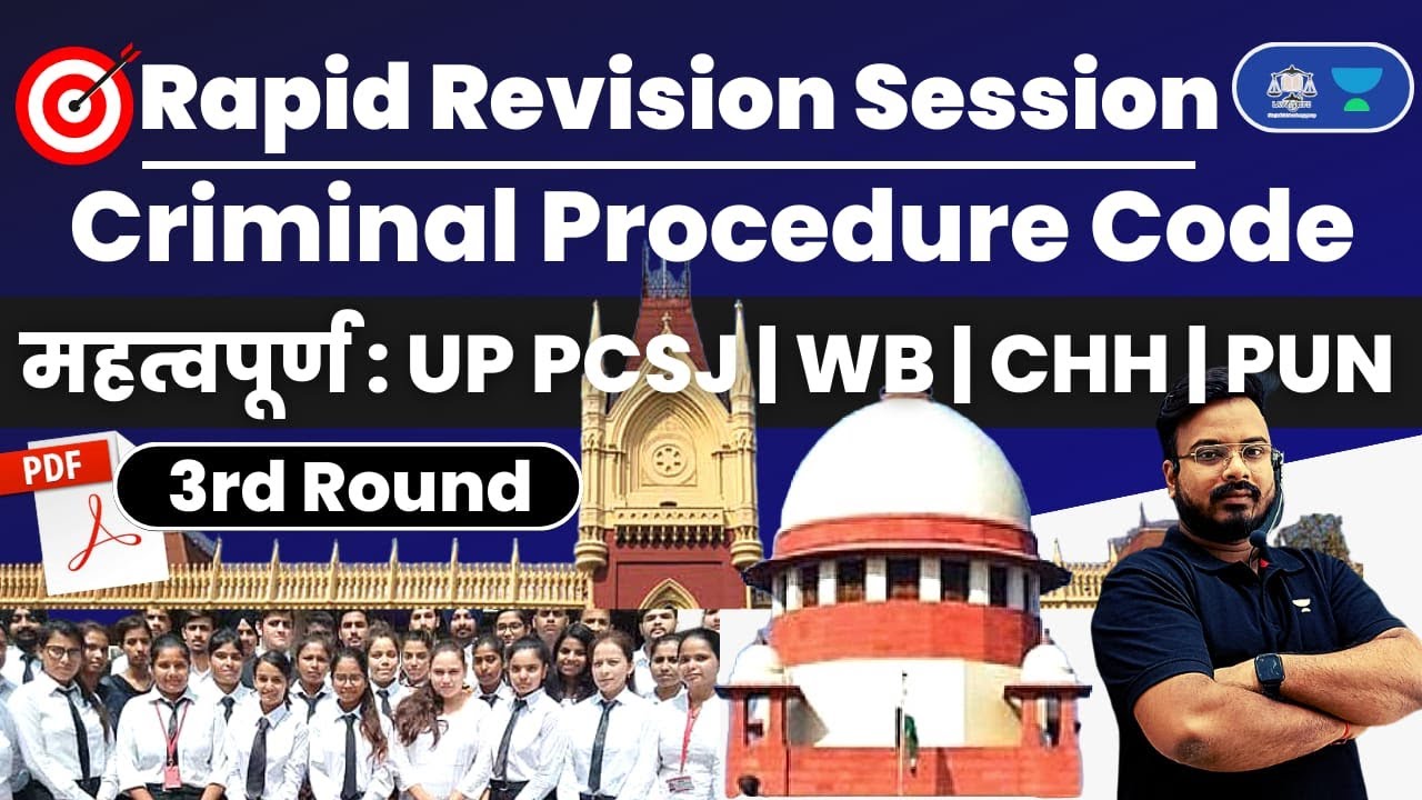 Revision Of Criminal Procedure Code 1973 | In Sonu Sir Style | Section 1 To 484 , CRPC 1973