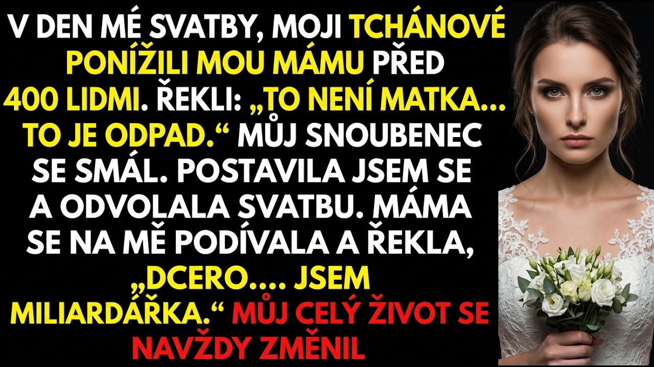 Na svatbě nazvali mou mámu „odpad“—její tajemství změnilo vše.