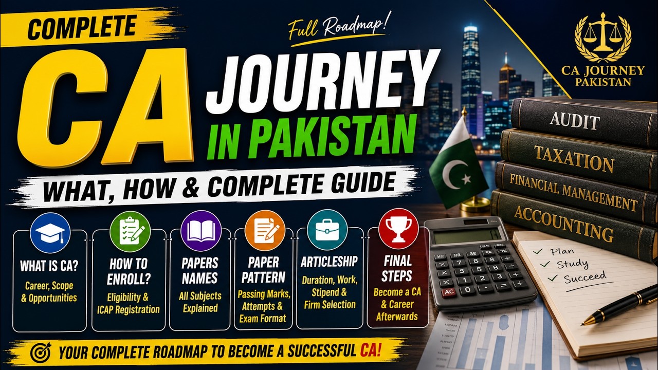 How to Become a CA in Pakistan? Full CA Journey Explained