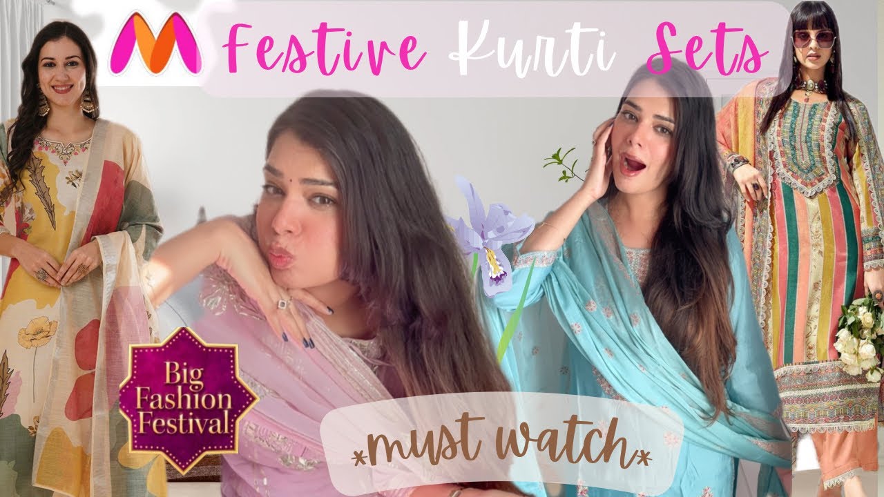 Myntra *Modest* Festive Kurta Sets Haul 
